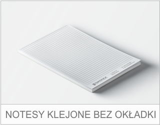 Notesy klejone bez okładki