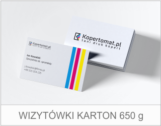 Wizytówki karton 650 g