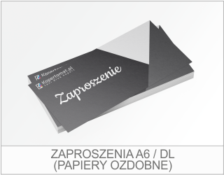 Zaproszenia / papiery ozdobne