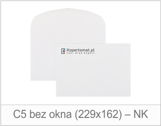 Koperta C5 bez okna (229x162 mm) – AUT/NK