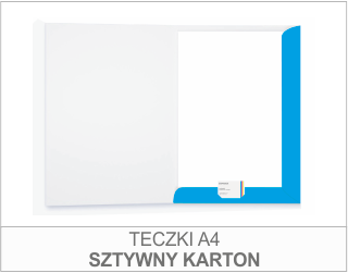 Teczki A4 SZTYWNY KARTON