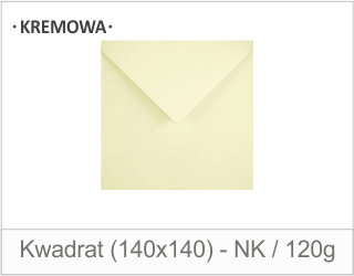 Kwadrat Kremowa (140x140) - NK / 120g