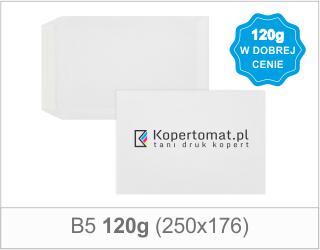 Koperta B5 120g (250x176)