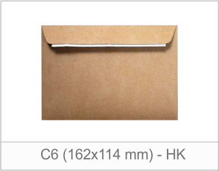 C6 Eko Kraft (162x114 mm) - HK