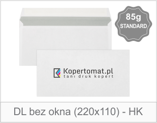 Koperta DL bez okna (HK)